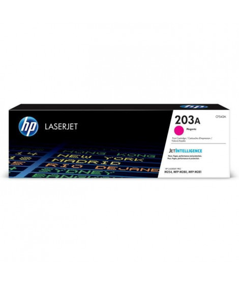 HP 203A Cartouche de toner magenta LaserJet authentique (CF543A) pour HP Color LaserJet Pro M254/M280/M281