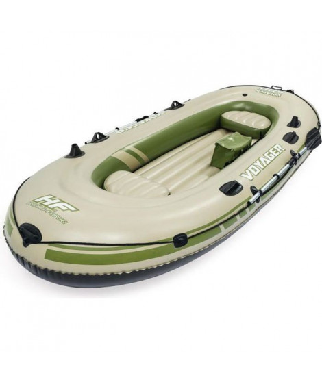 Bateau gonflable - BESTWAY - Hydro-Force Voyager - 500 x 141 x 51 cm - 2 rames