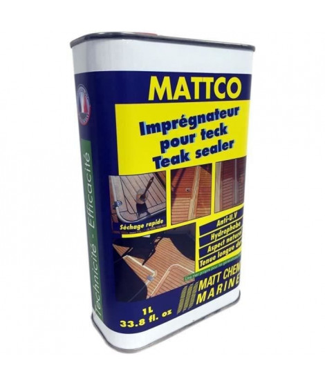 MATT CHEM Imprégnateur pour Teck Mattco 1L