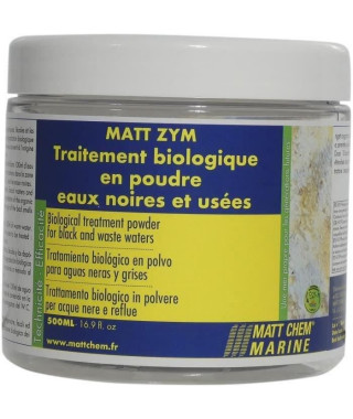 MATT CHEM MARINE Traitement biologique en poudre Matt Zym - Pour eaux noires et usées