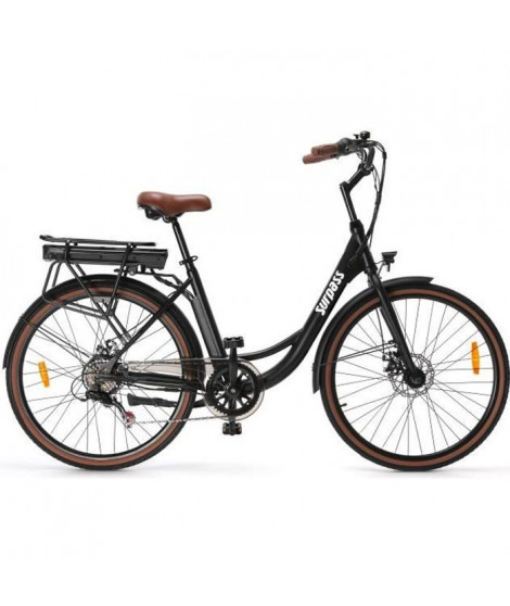 Vélo Électrique SURPASS SURVAEVILLENOIR 26'' Noir 6 vitesses Batterie 10 Ah