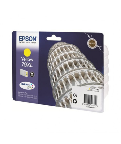 EPSON Cartouche d'encre 79 XL Jaune - Tour de Pise (C13T79044010)