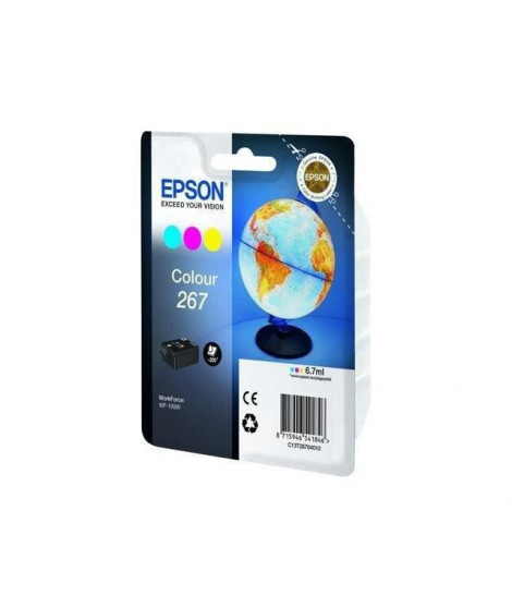 EPSON Multipack 267 - Globe -  Cyan, Magenta, Jaune  (C13T26704020)