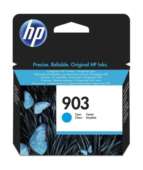 HP 903 Cartouche d'encre cyan authentique (T6L87AE) pour HP OfficeJet Pro 6950/6960/6970