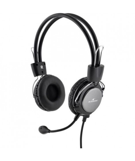 BLUESTORK Casque-Micro multifonctionnel MC201 - Compatible Windows, MAC, Smartphone, Tablette pour un usage polyvalent