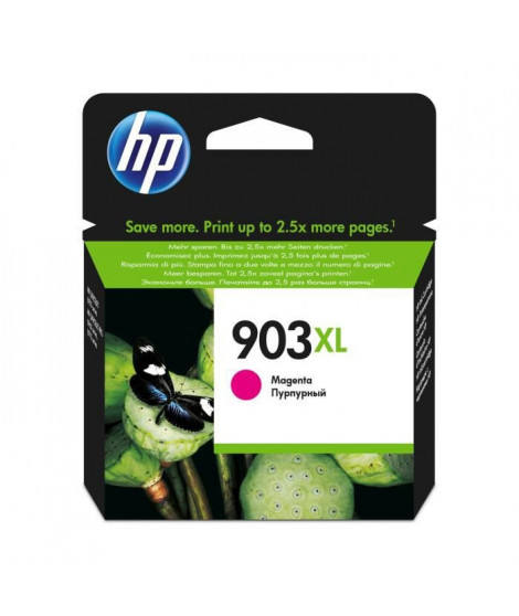 HP 903XL Cartouche d'encre magenta grande capacité authentique (T6M07AE) pour HP OfficeJet Pro 6950/6960/6970