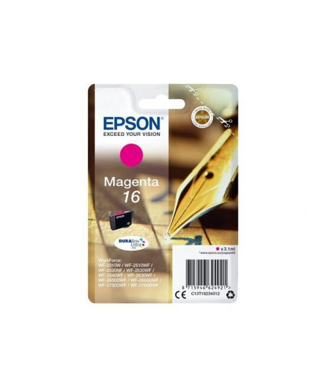 EPSON Cartouche d'encre T1623 Magenta - Stylo Plume (C13T16234012)