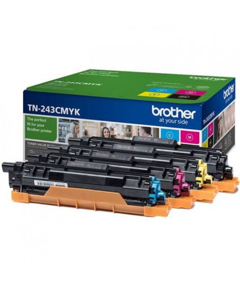 BROTHER Pack 4 toners - Consommables originaux (TN-243CMYK)