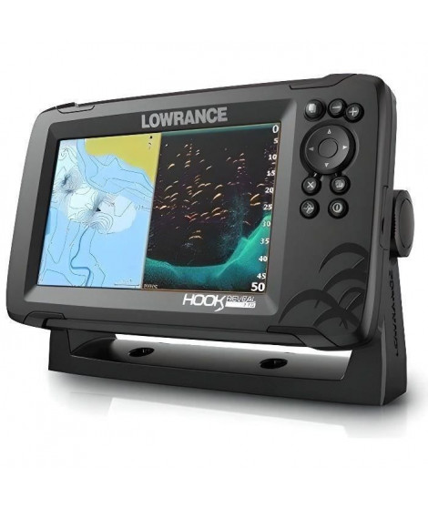 LOWRANCE Hook Reveal 7 Combiné GPS sondeur - Sonde Tripleshot