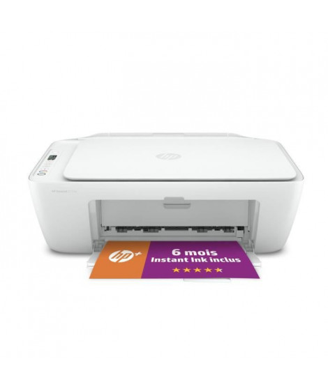 HP DeskJet 2710e Imprimante tout-en-un Jet d'encre couleur - 6 mois d'Instant ink inclus avec HP+