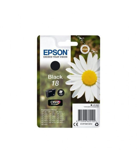 EPSON Cartouche d'encre T1801 Noir - Pâquerette (C13T18014012)