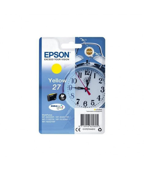 EPSON Cartouche d'encre T2704 Jaune - Réveil (C13T27044012)