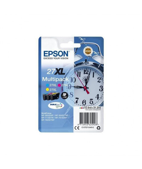 EPSON Multipack T2715 XL - Réveil - Cyan, Magenta, Jaune (C13T27154012)