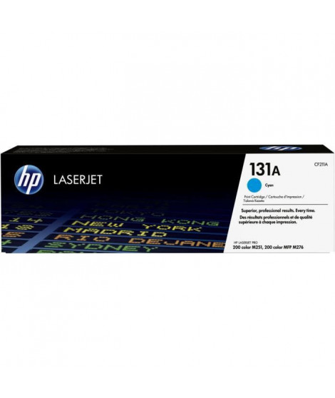 Toner Authentique HP Cyan 131A CF211A - HP - Pour LaserJet Pro M251/M276