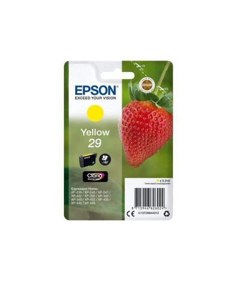 EPSON Cartouche d'encre T2984 Jaune - Fraise (C13T29844012)