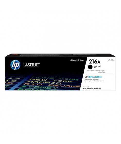 HP 216A Cartouche de toner noir LaserJet authentique (W2410A) pour HP Color LaserJet Pro MFP M182/ M183