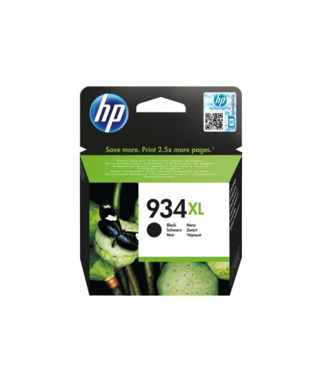 HP 934XL Cartouche d'encre noire grande capacité authentique (C2P23AE) pour HP OfficeJet 6230/6820/6830