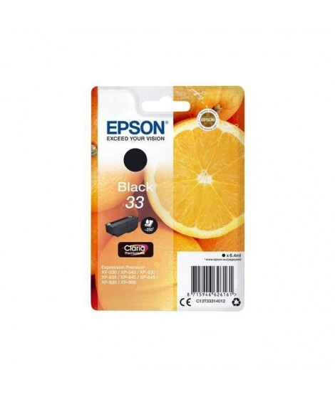 EPSON Cartouche d'encre T3331 Noir - Oranges (C13T33314012)