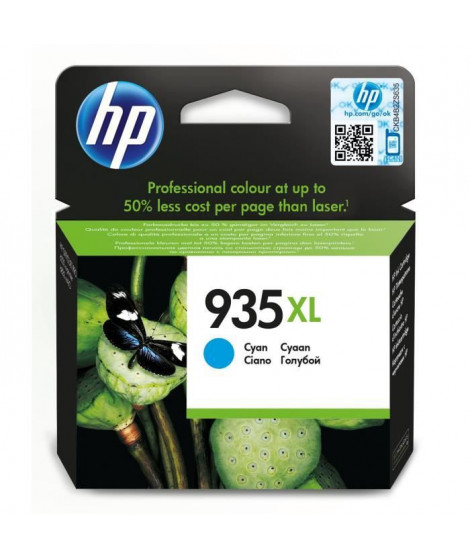 HP 935XL Cartouche d'encre cyan grande capacité authentique (C2P24AE) pour HP OfficeJet 6230/6820/6830