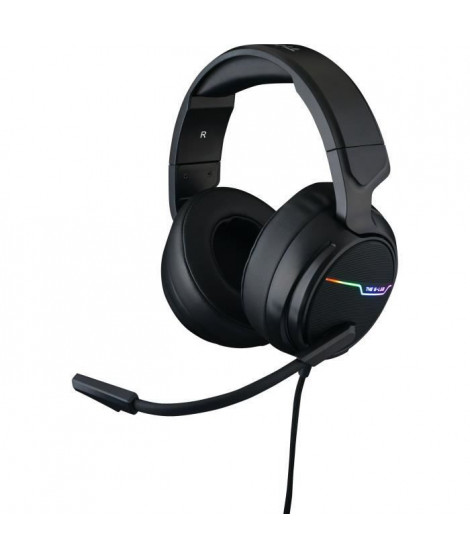 THE G-LAB Korp Thallium Casque avec micro Gaming - 7.1 Digital Sound - Compatible PC, PS4