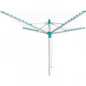 Leifheit 85285 Séchoir jardin parapluie Linomatic 400 Easy - 40 metres avec syteme Easy-Lift, rétractation automatique des fils
