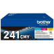 Pack Toners TN241CMY-BROTHER-Cyan, Magenta, Jaune-3x1400 p.-DCP-9015, DCP-9020, HL-3140, HL-3150, HL-3170, MFC-9140, MFC-9330…