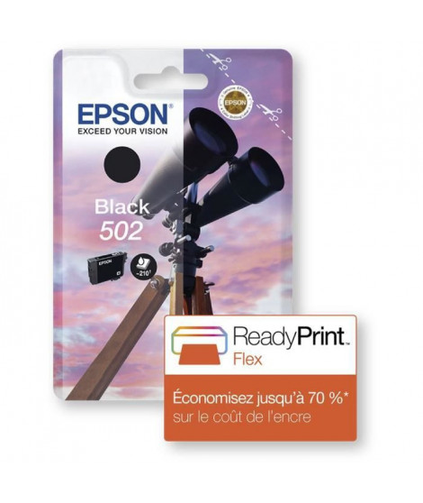 EPSON Cartouche d'encre 502 Noir - Jumelles (C13T02V14010)