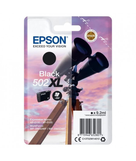 EPSON Cartouche d'encre 502 XL Noir -Jumelles (C13T02W14010)