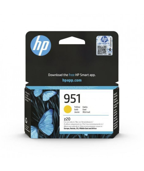 HP 951 Cartouche d'Encre Jaune Authentique (CN052AE)
