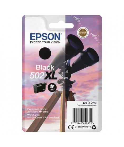 EPSON Cartouche d'encre 502 XL Noir - Jumelles (C13T02W14020)