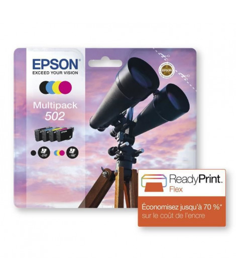 EPSON Multipack 502 - Jumelles - Noir, Cyan, Magenta, Jaune (C13T02V64020)