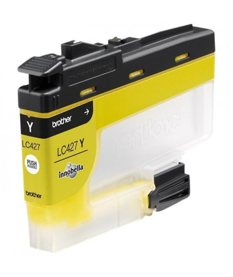 Cartouche d'encre LC427Y - BROTHER - Jaune - 1500 pages - Pour Brother MFC-J6955DW, MFC-J6957DW, MFC-J5955DW et HL-J6010DW