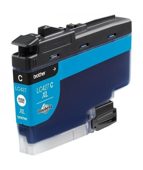 Cartouche d'encre LC427XLC - BROTHER - Cyan - 5000 pages - Pour Brother MFC-J6955DW, MFC-J6957DW, MFC-J5955DW et HL-J6010DW
