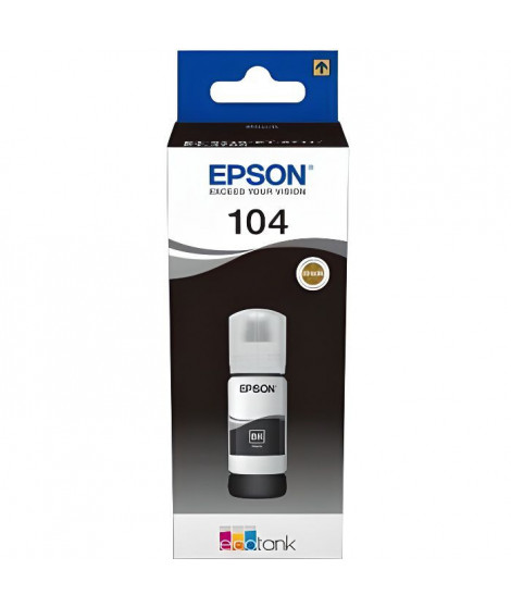 EPSON Kit de Remplissage d'Encre Epson EcoTank 104 - Noir - Jet d'encre - 4500 Pages - 1 Unit(s) (C13T00P140)