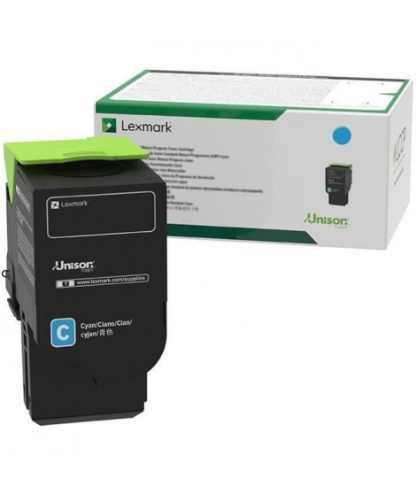 Lexmark C242XC0 Cartouche de toner cyan extra longue durée, programme de retour