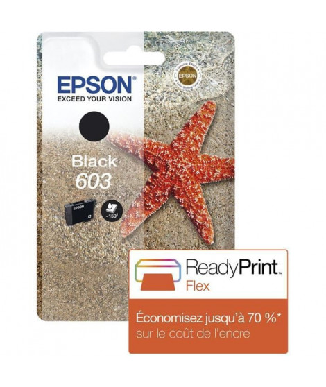 EPSON Cartouche d'encre 603 noir - Etoile de mer (C13T03U14010)