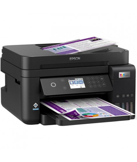 Imprimante Multifonction 3-en-1 - EPSON - Ecotank ET-3850 - Jet d'encre - A4 - Couleur - Wi-Fi - C11CJ61402