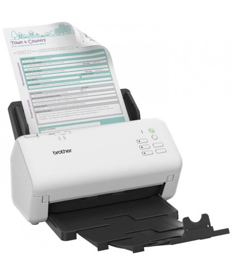 Scanner - BROTHER - ADS-4300 - Documents Bureautique - Recto-Verso - 40 ppm/80 ipm - Ethernet - ADS4300NRE1