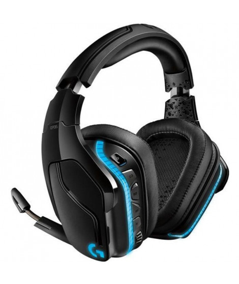 LOGITECH G - Casque Gaming sans fil G935 LIGHTSYNC avec son surround 7.1 - Noir