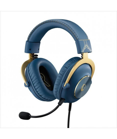 Casque Gaming filaire - Logitech G - PRO X - Edition Officielle League of Legends -  micro son surround 7.1