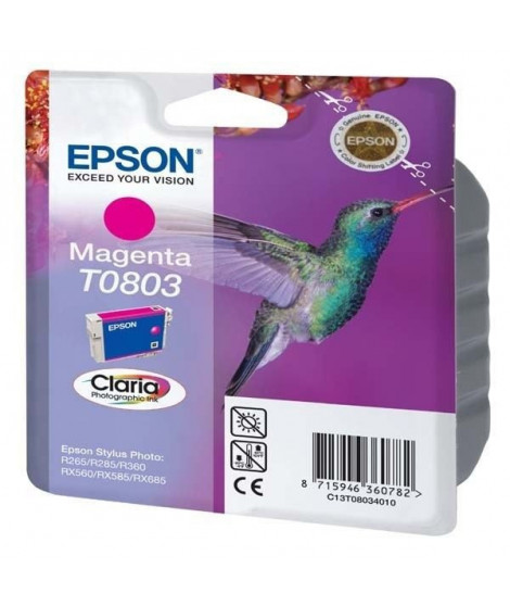 EPSON Cartouche d'encre T0803 Magenta - Colibri (C13T08034011)