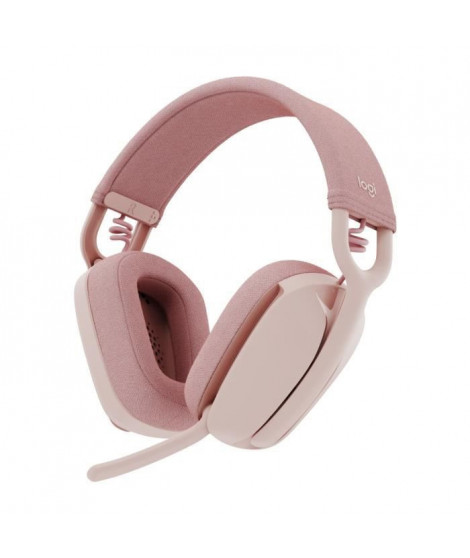 Logitech - Casque d'écoute léger sans fil avec Micro anti-bruit de fond - Zone Vibe 100 - Rose