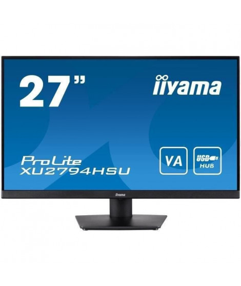 Ecran PC - IIYAMA ProLite XU2794HSU-B1 - 27 FHD - Dalle VA - 4 ms - 75Hz - HDMI  / DisplayPort