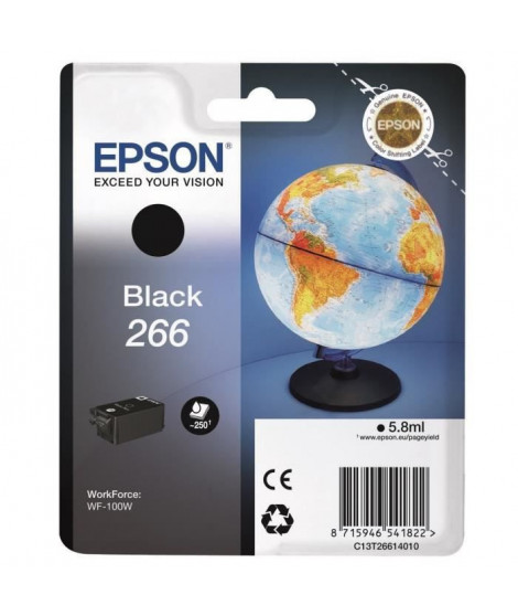 EPSON Cartouche d'encre 266 Noir - Globe (C13T26614010)