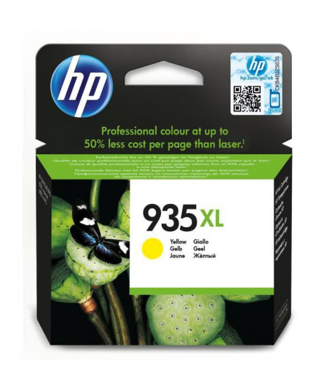 HP 935XL Cartouche d'encre jaune grande capacité authentique (C2P26AE)  pour HP OfficeJet 6230/6820/6830