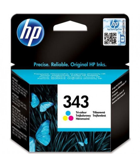 HP 343 Cartouche d'encre trois couleurs authentique (C8766EE) pour HP Photosmart 2570/C3170 et HP PSC 1510/1600