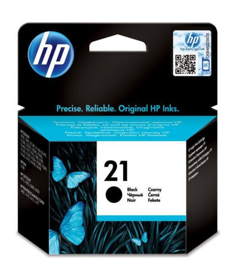 HP 21 Cartouche d'encre noire authentique (C9351AE)  pour HP DeskJet 3940/D2360/F380, OfficeJet 4315/4355/5610/5615, PSC1410