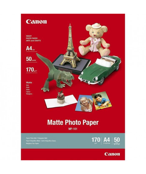 CANON Papier photo A4 MP-101 Mat 170gr 50 feuilles