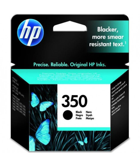 HP 350 Cartouche d'encre noire authentique (CB335EE) pour HP Photosmart C4380/C4472/C4580/C5280