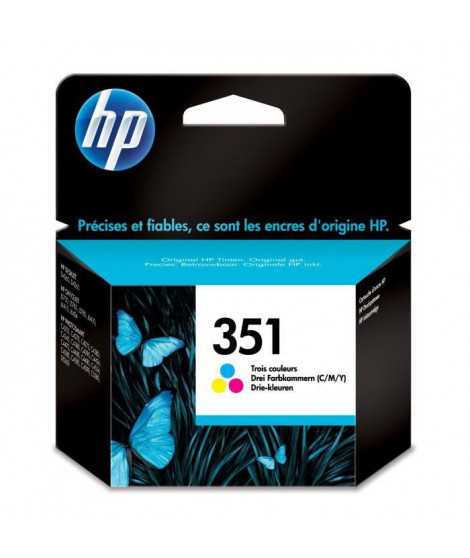 HP 351 Cartouche d'encre trois couleurs authentique (CB337EE) pour HP Photosmart C4380/C4472/C4580/C5280